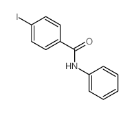 4-iodo-N-phenyl-benzamide结构式