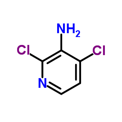 3-氨基-2,4-二氯吡啶结构式