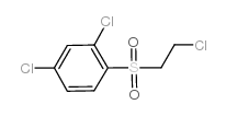 2,4-二氯-1-[(2-氯乙基)磺酰基]甲苯结构式