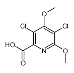 3,5-dichloro-4,6-dimethoxypyridine-2-carboxylic acid Structure