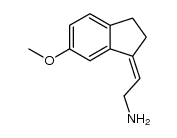 (Z)-2-(2,3-dihydro-6-methoxy-1H-inden-1-ylidene)ethanamine结构式