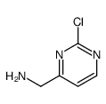 4-Pyrimidinemethanamine, 2-chloro- (9CI) Structure