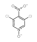 3,5-二氯-4-硝基吡啶N-氧化物结构式