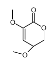 (3R)-3,5-dimethoxy-2,3-dihydropyran-6-one结构式