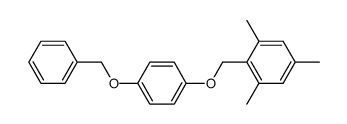 1-benzyloxy-4-(2,4,6-trimethylbenzyloxy)benzene Structure