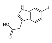 1H-Indole-3-aceticacid,6-iodo-(9CI) Structure