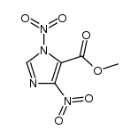 methyl 1,4-dinitro-1H-imidazole-5-carboxylate结构式
