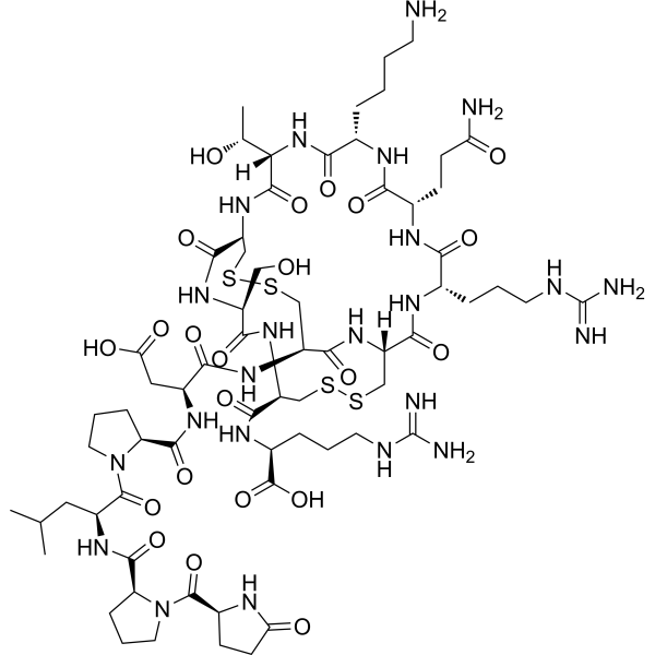 Orexin A (1-15) (free acid) trifluoroacetate salt Structure