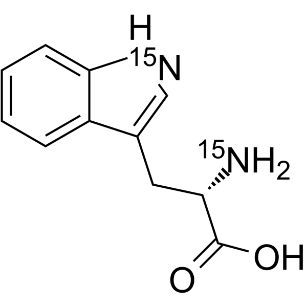 L-色氨酸-15N,≥98.5％结构式