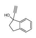 1-ethynyl-2,3-dihydroinden-1-ol结构式