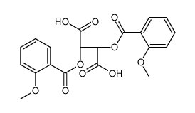(2R,3R)-2,3-bis[(2-methoxybenzoyl)oxy]butanedioic acid Structure