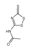 5-acetylamino-[1,2,4]dithiazole-3-thione Structure