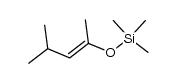 4-Methyl-2-(trimethylsiloxy)-2-penten结构式
