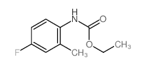 ethyl N-(4-fluoro-2-methyl-phenyl)carbamate Structure
