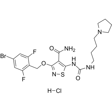 CP-547632 hydrochloride结构式