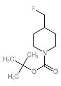 1-N-Boc-4-氟甲基哌啶结构式