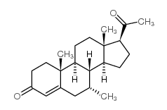 Pregn-4-ene-3,20-dione,7-methyl-, (7a)-(9CI) Structure