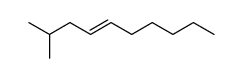 (E)-2-Methyl-4-decene Structure