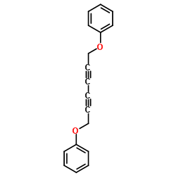 1,6-diphenoxyhexa-2,4-diyne structure