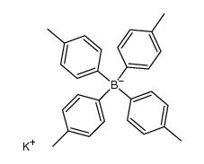 potassium tetra-p-tolylborate Structure