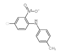 Benzenamine,4-chloro-N-(4-methylphenyl)-2-nitro- structure