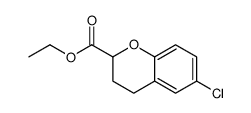 ethyl 6-chlorochroman-2-carboxylate structure