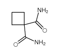 环丁烷-1,1-二甲酰胺结构式
