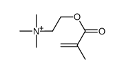 N,N,N-三甲基-2-[(2-甲基-2-丙烯酰)氧]乙胺结构式