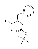(S)-2-苄基-4-叔丁氧-4-氧丁酸结构式
