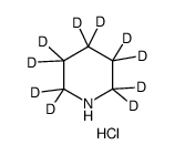 哌啶盐酸盐-D10结构式