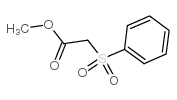 Methyl phenylsulfonylacetate Structure