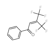 4,4,4-trifluoro-1-phenyl-3-(trifluoromethyl)but-2-en-1-one结构式