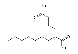 2-heptyl-adipic acid结构式