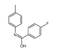 4-Fluoro-N-(4-methylphenyl)benzamide结构式