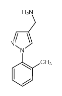 1-[1-(2-甲基苯)-1H-吡唑-4-基]甲胺结构式