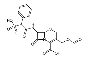 α-Sulfobenzylcephalosporin结构式