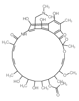 3-(dimethylamino-methyl)-rifamycin Structure