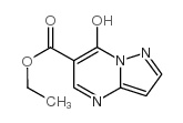 7-羟基吡唑并[1,5-a]嘧啶-6-羧酸乙酯结构式