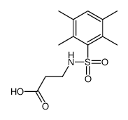3-((2,3,5,6-Tetramethylphenyl)Sulfonamido)Propanoic Acid Structure