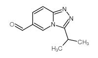 3-propan-2-yl-[1,2,4]triazolo[4,3-a]pyridine-6-carbaldehyde结构式