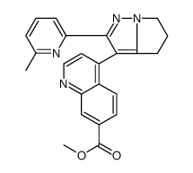 4-(2-(6-甲基吡啶-2-基)-5,6-二氢-4H-吡咯并[1,2-b]吡唑-3-基)喹啉-7-羧酸甲酯结构式