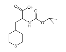 2-N-Boc-Amino-3-(4-tetrahydrothiopyranyl)propionic acid Structure