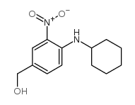 4-(环己基氨基)-3-硝基苯甲醇结构式