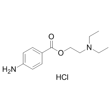 Procaine hydrochloride structure