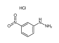 3-Nitrophenylhydrazine hydrochloride结构式