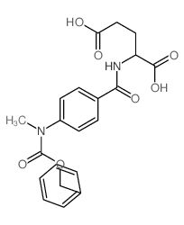 D-Glutamic acid,N-[4-[methyl[(phenylmethoxy)carbonyl]amino]benzoyl]- structure
