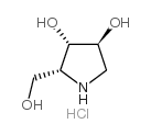 1,4-二脱氧-1,4-亚氨基-d-木糖醇盐酸盐结构式