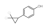 4-(2,2-二氯环丙基)苯酚结构式