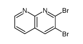 2,3-Dibromo-1,8-naphthyridine结构式