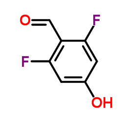2,6-二氟-4-羟基苯甲醛结构式